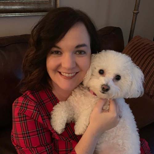 Tiffany B. Keeton with a puppy