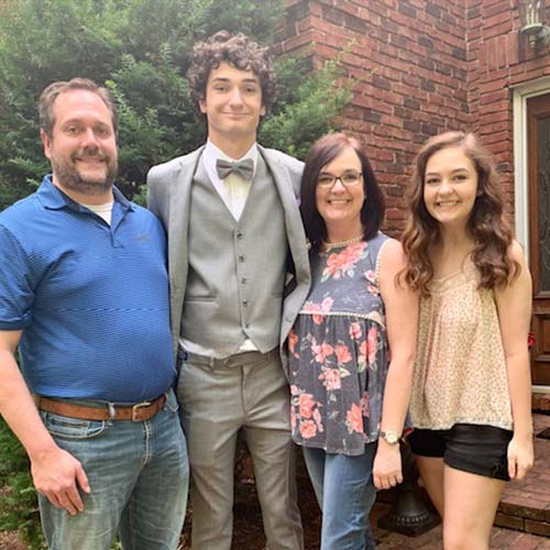 C. Brent Keeton and Tiffany B. Keeton with family